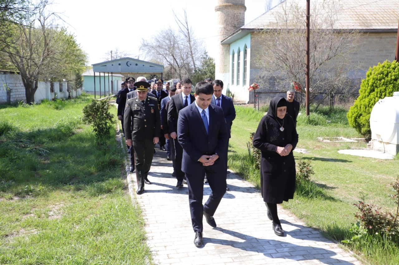 Neftçalada Aprel döyüşlərinin 10-cu ildönümü qeyd olunub - FOTOLAR